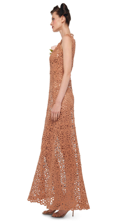 Norma Kamali SLEEVELESS SWING MAXI DRESS