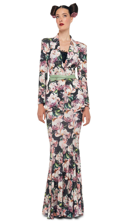 Norma Kamali LONG FISHTAIL SKIRT