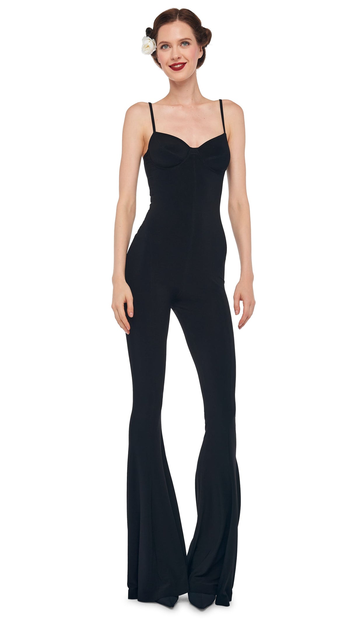 Norma Kamali UNDERWIRE FISHTAIL JUMPSUIT
