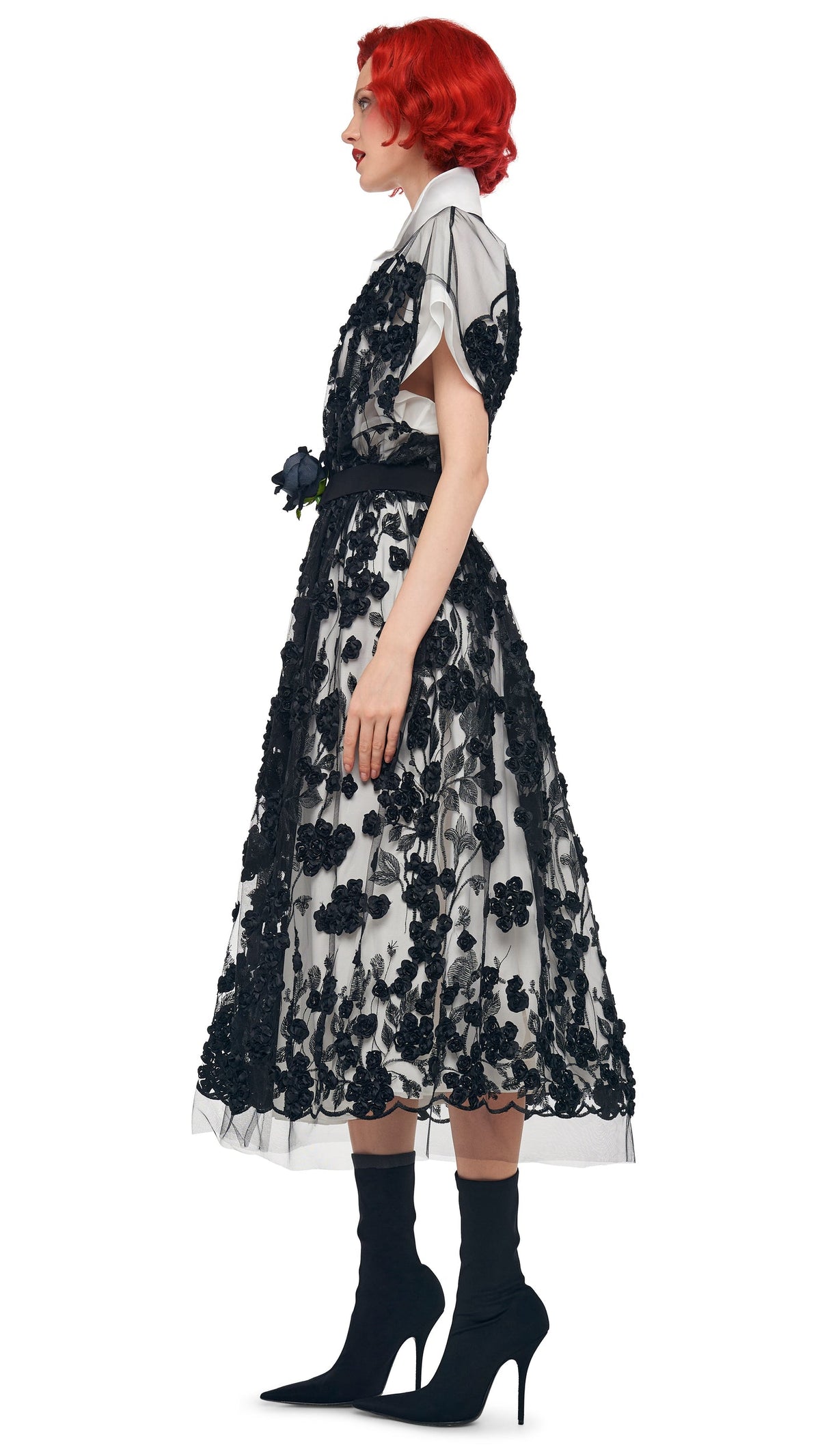 Norma Kamali SUPER OS SLEEVELESS BF MIDCALF DRESS