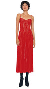 Red Stretch Lace/Nude