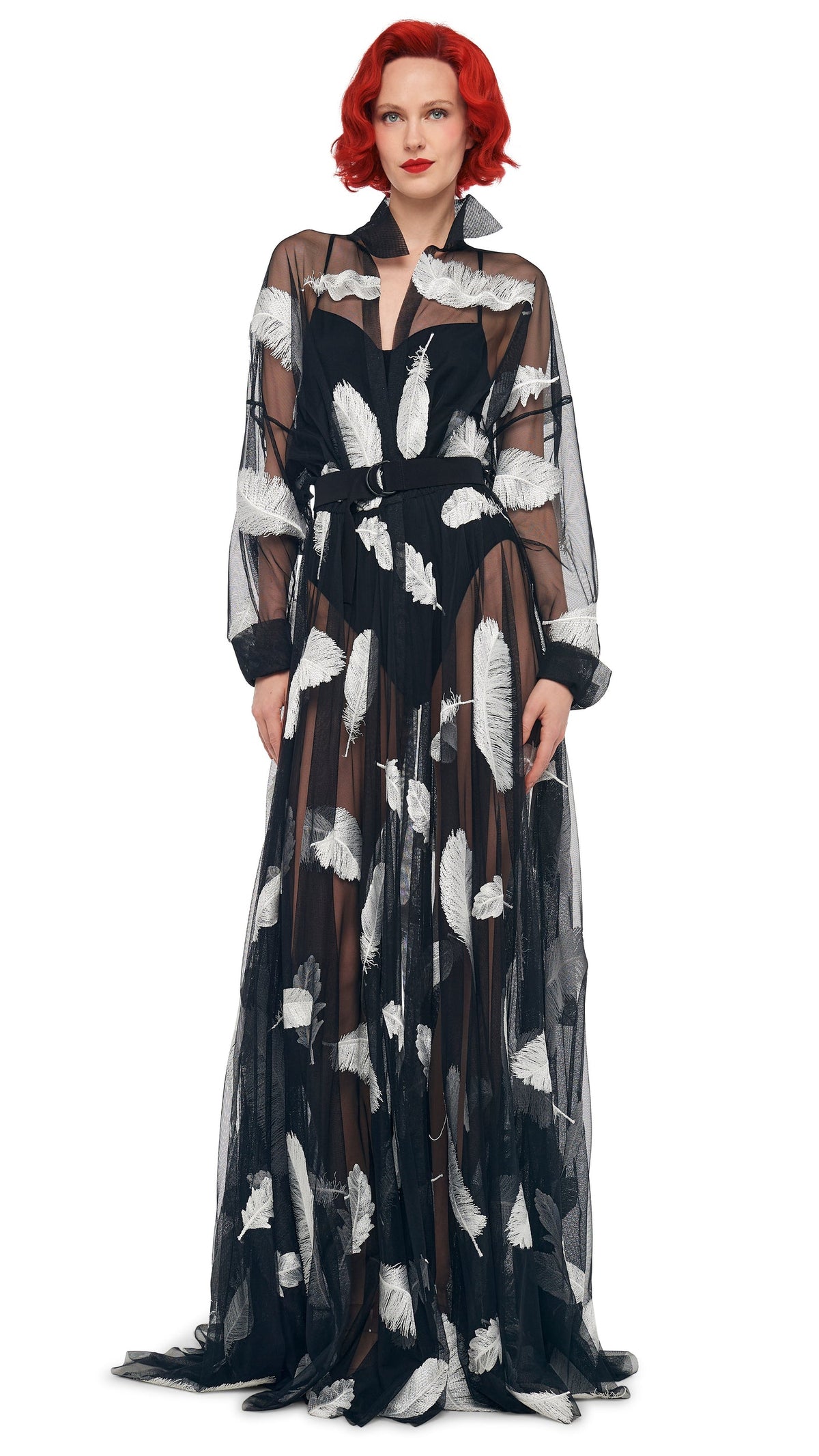 Norma Kamali SUPER OS BF NK SHIRT FLARED GOWN