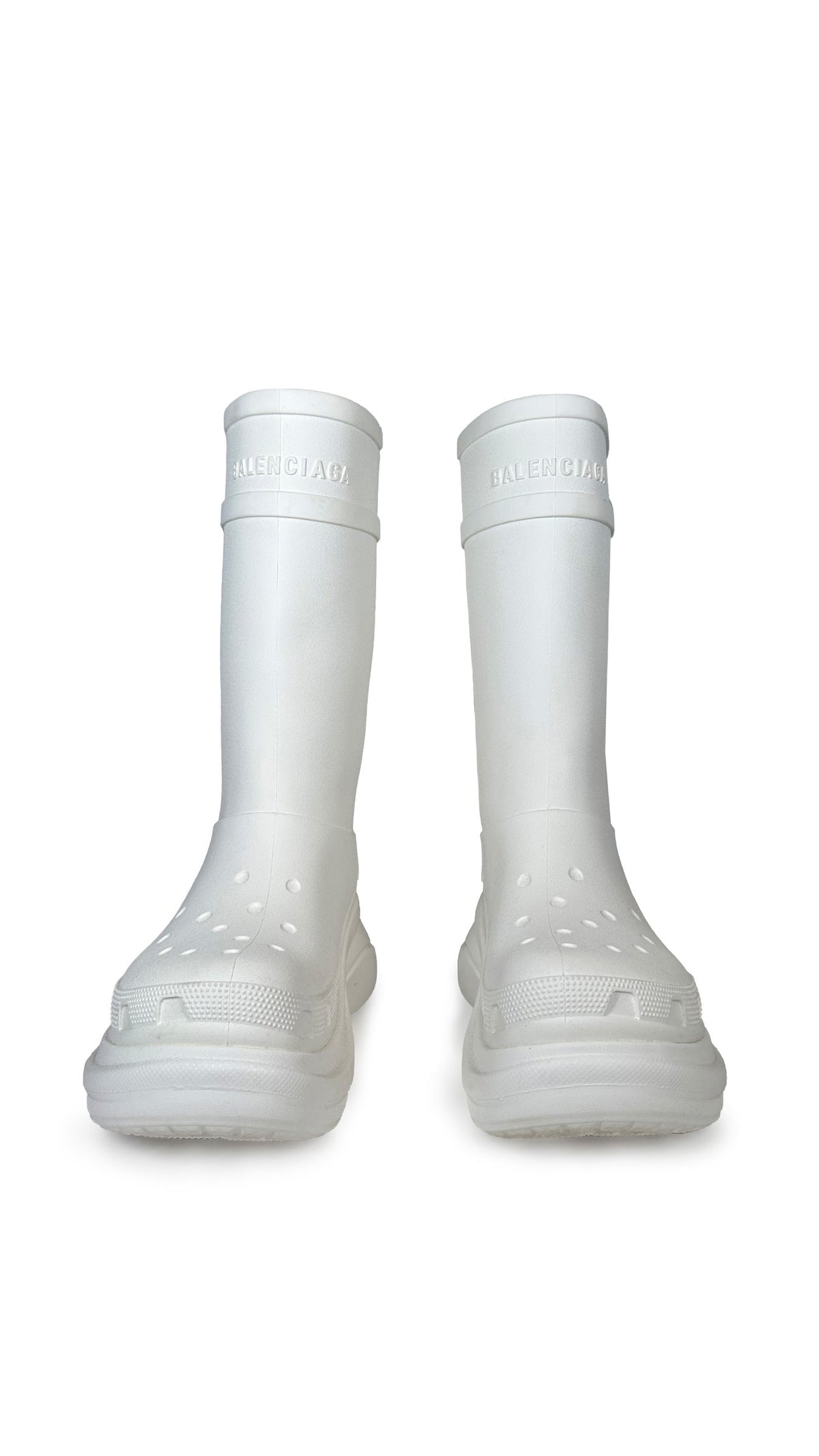 Norma Kamali CROCS X BALENCIAGA BOOT TO KNEE