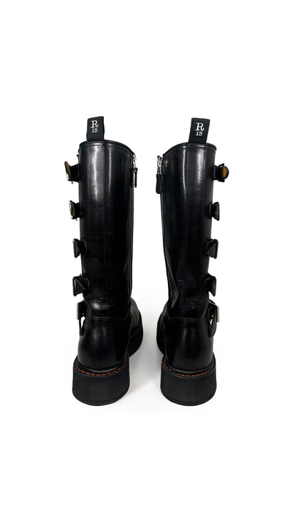 Norma Kamali R13 HIGH MOTO BOOTS