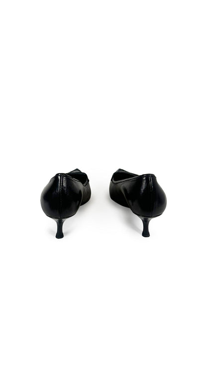 Norma Kamali PRADA LOAFER KITTEN HEEL