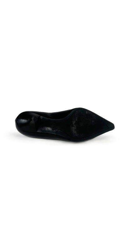 Norma Kamali PRADA LOAFER KITTEN HEEL