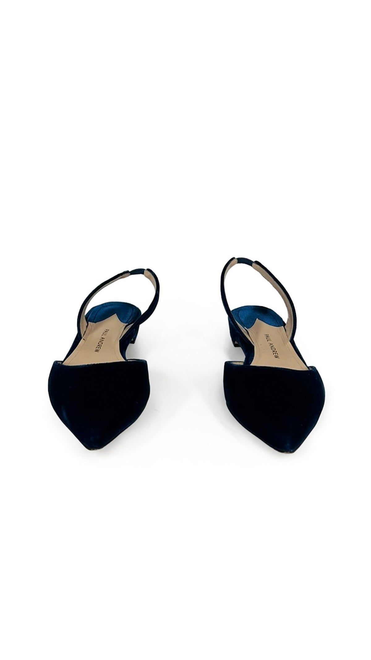 Norma Kamali PAUL ANDREW SUEDE RHEA SLINGBACK FLATS