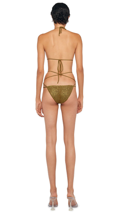 Norma Kamali CRISS CROSS BRA + BOTTOM