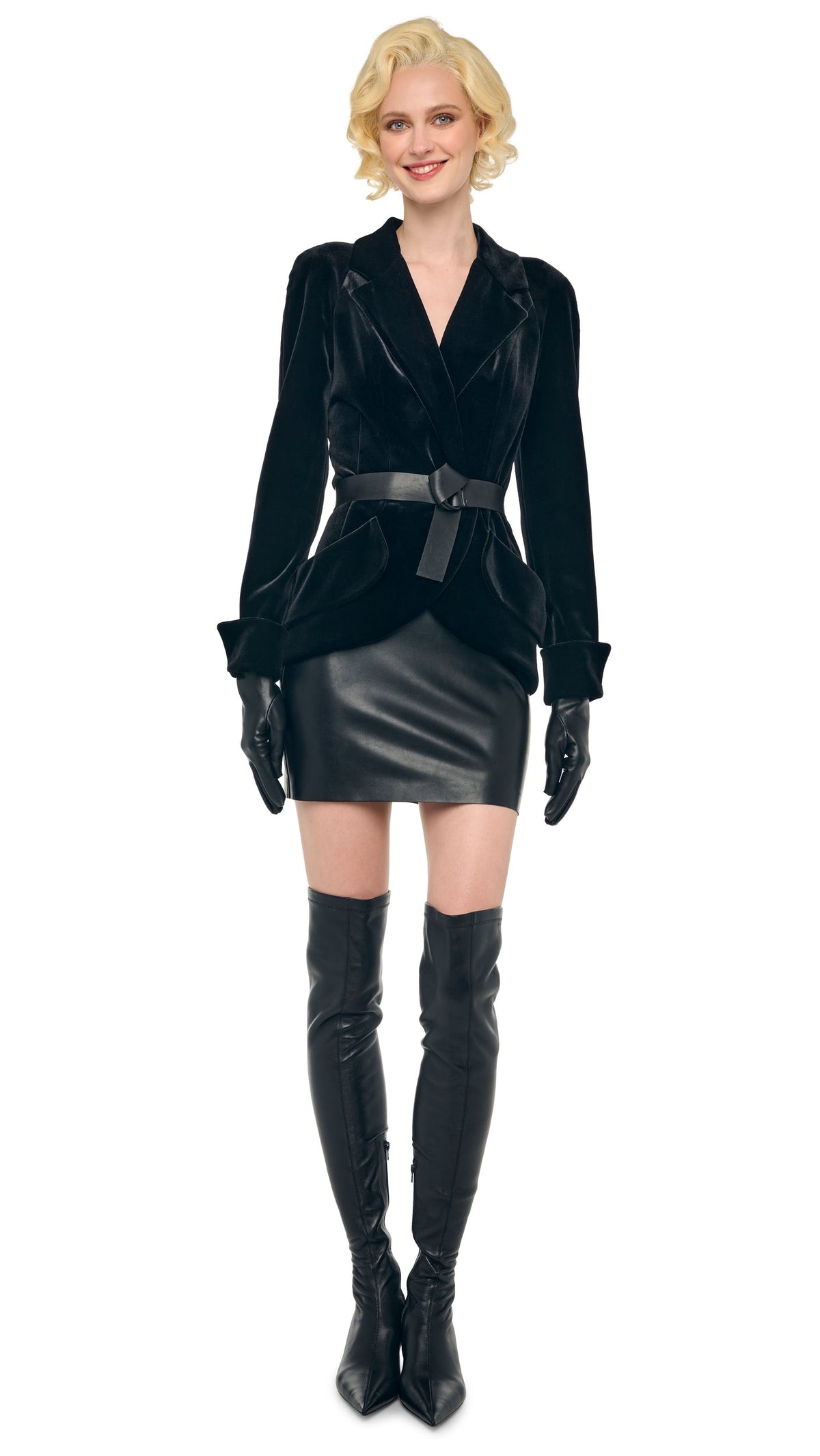 Norma Kamali STRAIGHT MINI SKIRT