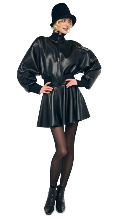 Norma Kamali FLARED MINI SKIRT