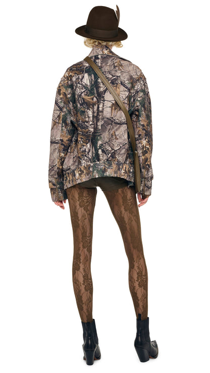 Norma Kamali LONG SLEEVE SLIM FIT TURTLE CATSUIT W/ FOOTIE