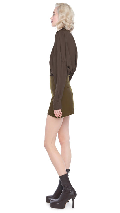 Norma Kamali SUPER OS BF NK SHIRT BODYSUIT