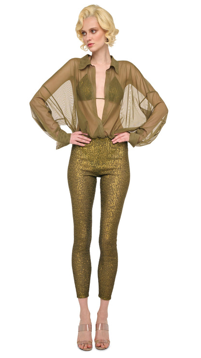 Norma Kamali CROPPED LEGGING W/O WAISTBAND