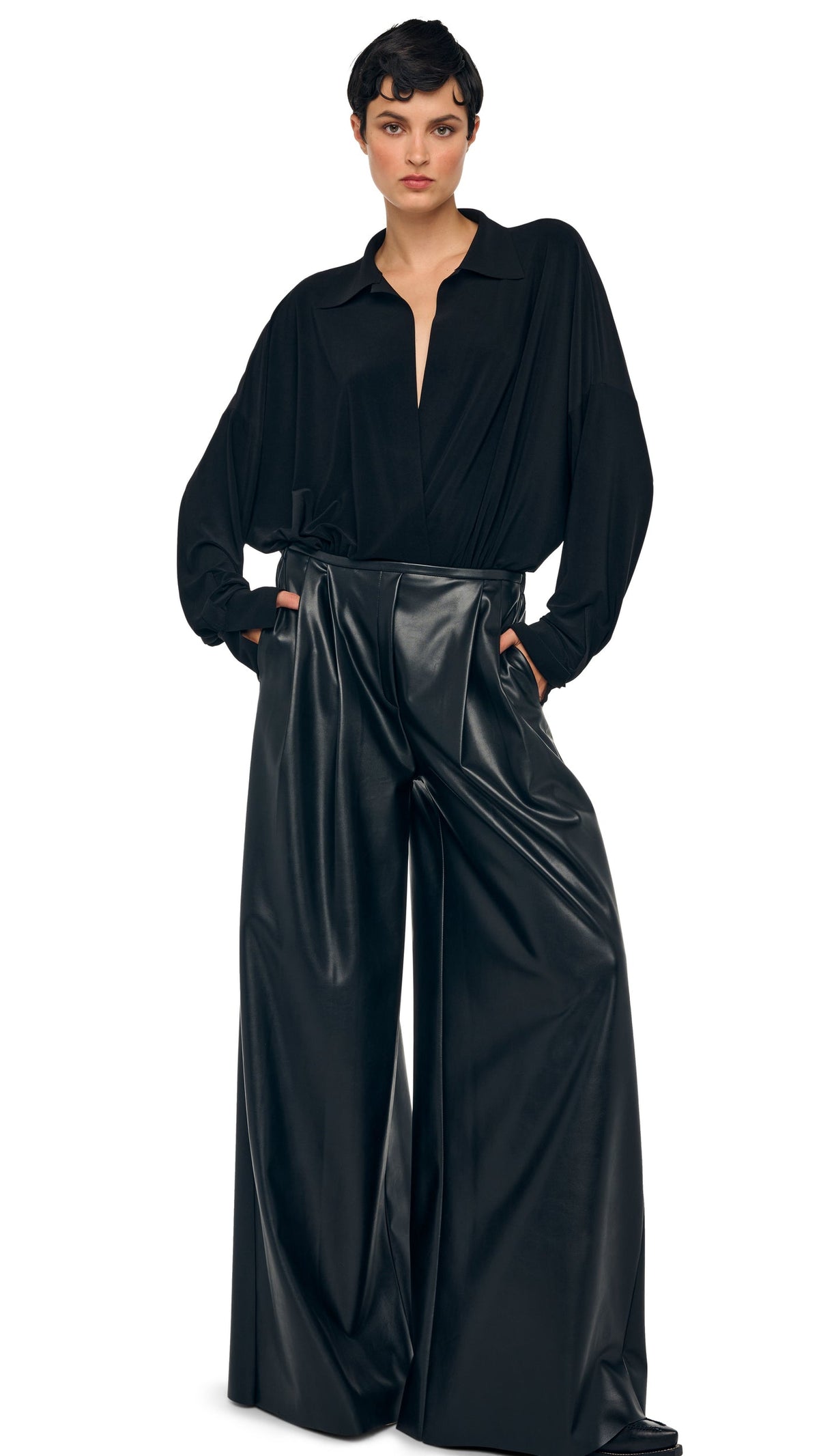 Norma Kamali MENS PLEAT PANT
