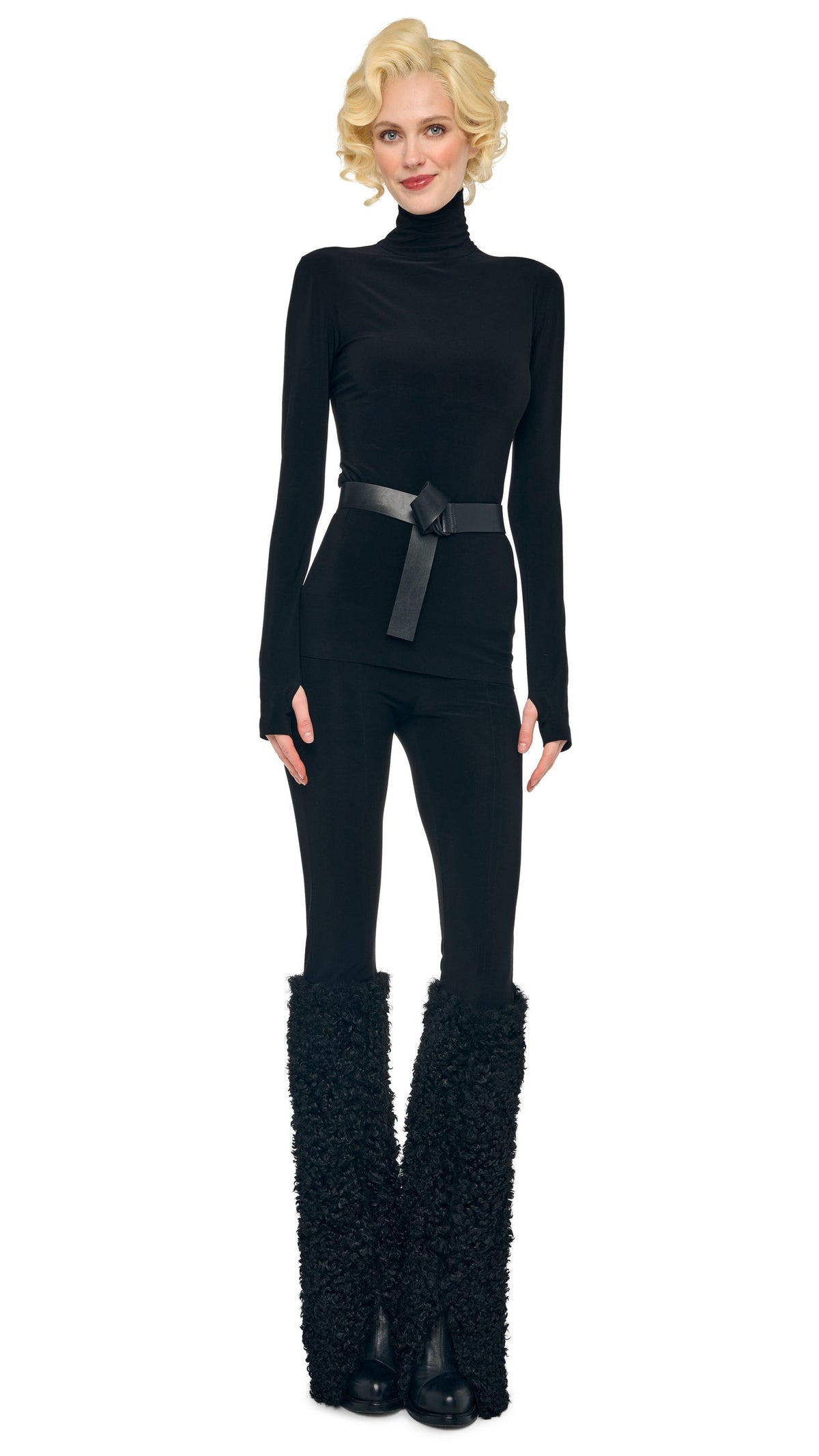 Norma Kamali CURLY SPAT LEGGING