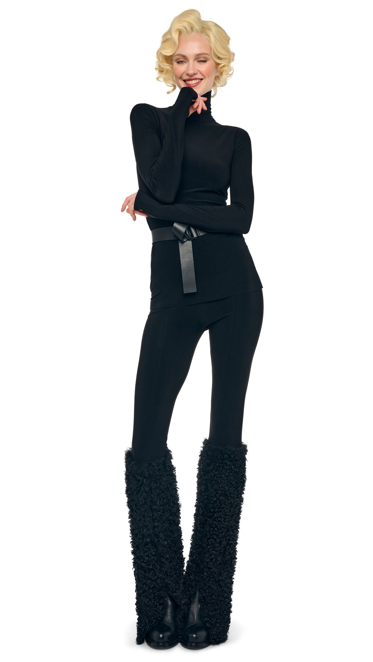 Norma Kamali CURLY SPAT LEGGING