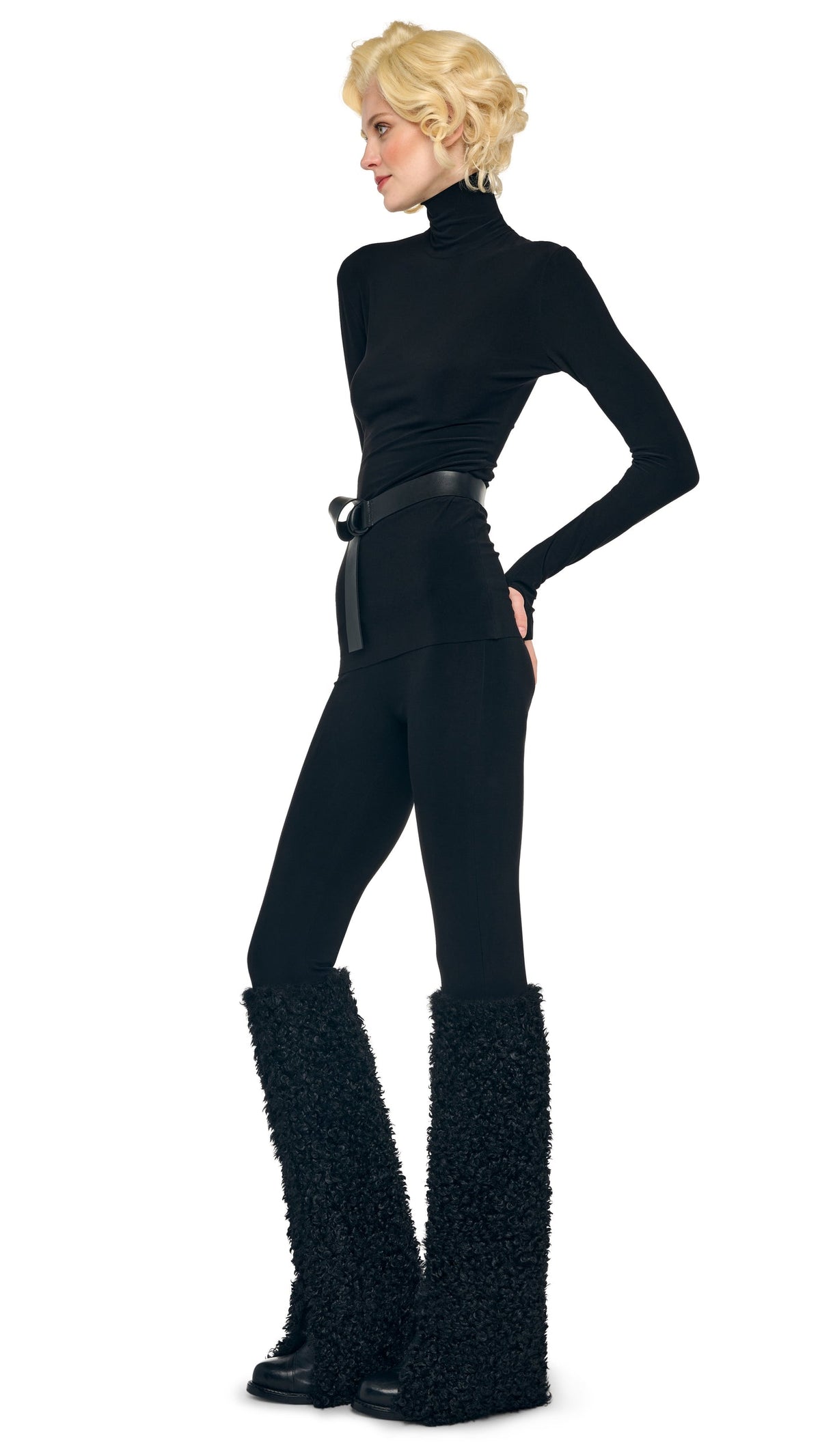 Norma Kamali CURLY SPAT LEGGING