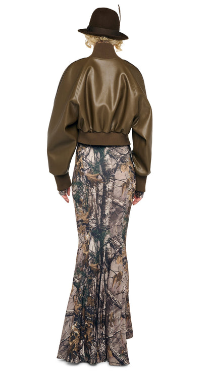 Norma Kamali OVERSIZED TURTLE BOMBER JACKET TO WAIST