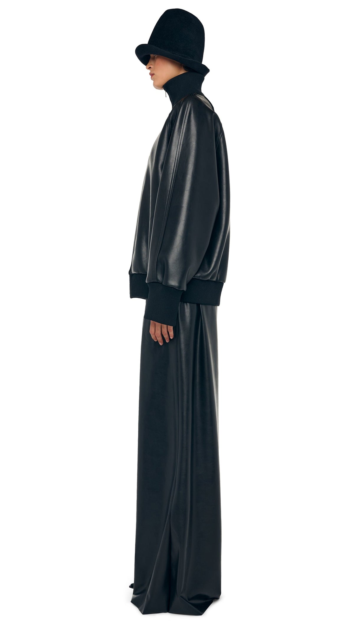 Norma Kamali OS TURTLE BOMBER JACKET TO HIP