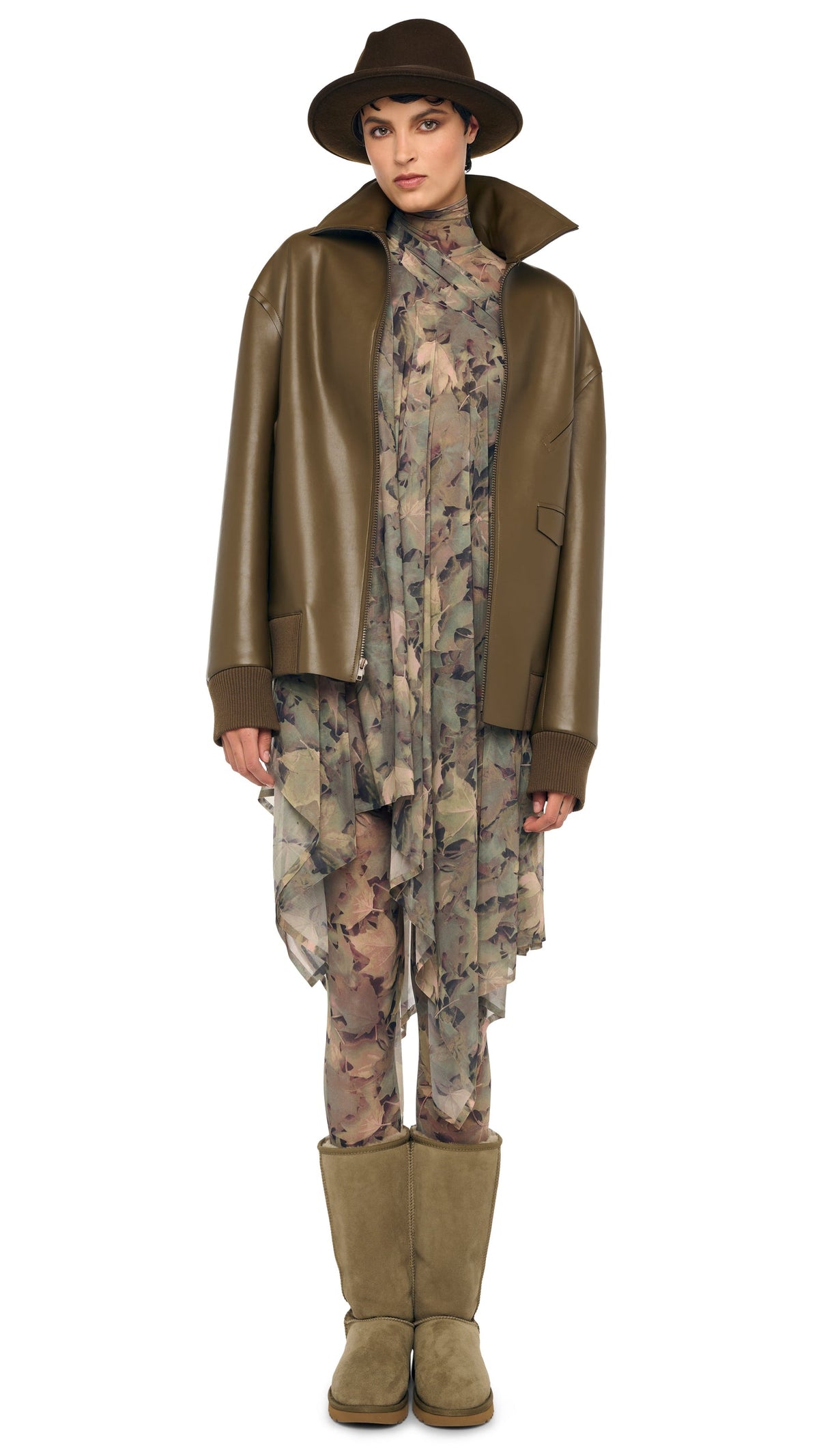 Norma Kamali OS MENS CLASSIC ZIP FRONT JACKET
