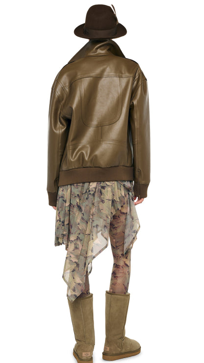 Norma Kamali OS MENS CLASSIC ZIP FRONT JACKET