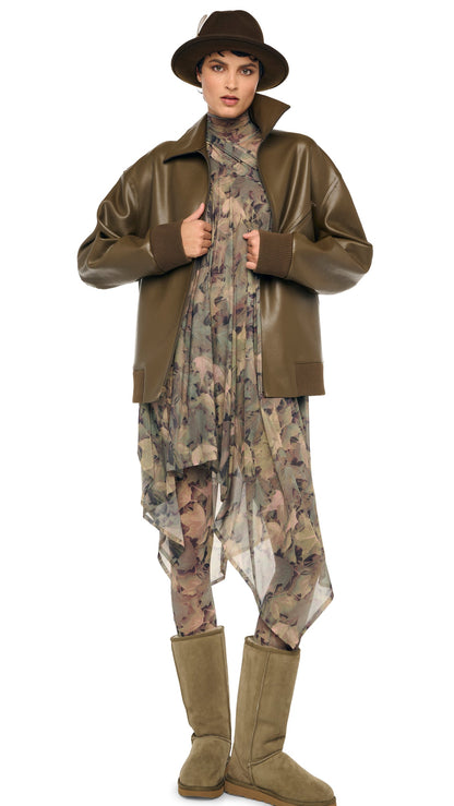 Norma Kamali OS MENS CLASSIC ZIP FRONT JACKET