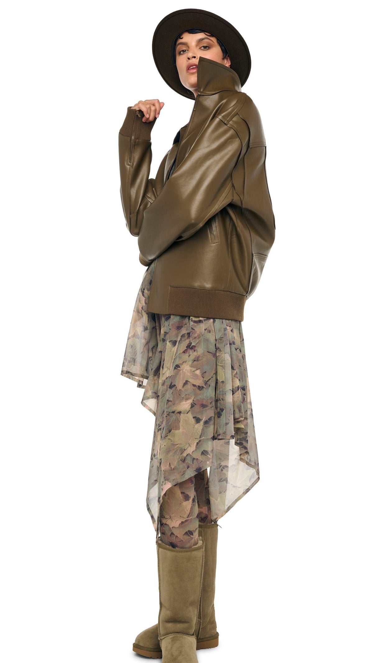 Norma Kamali OS MENS CLASSIC ZIP FRONT JACKET