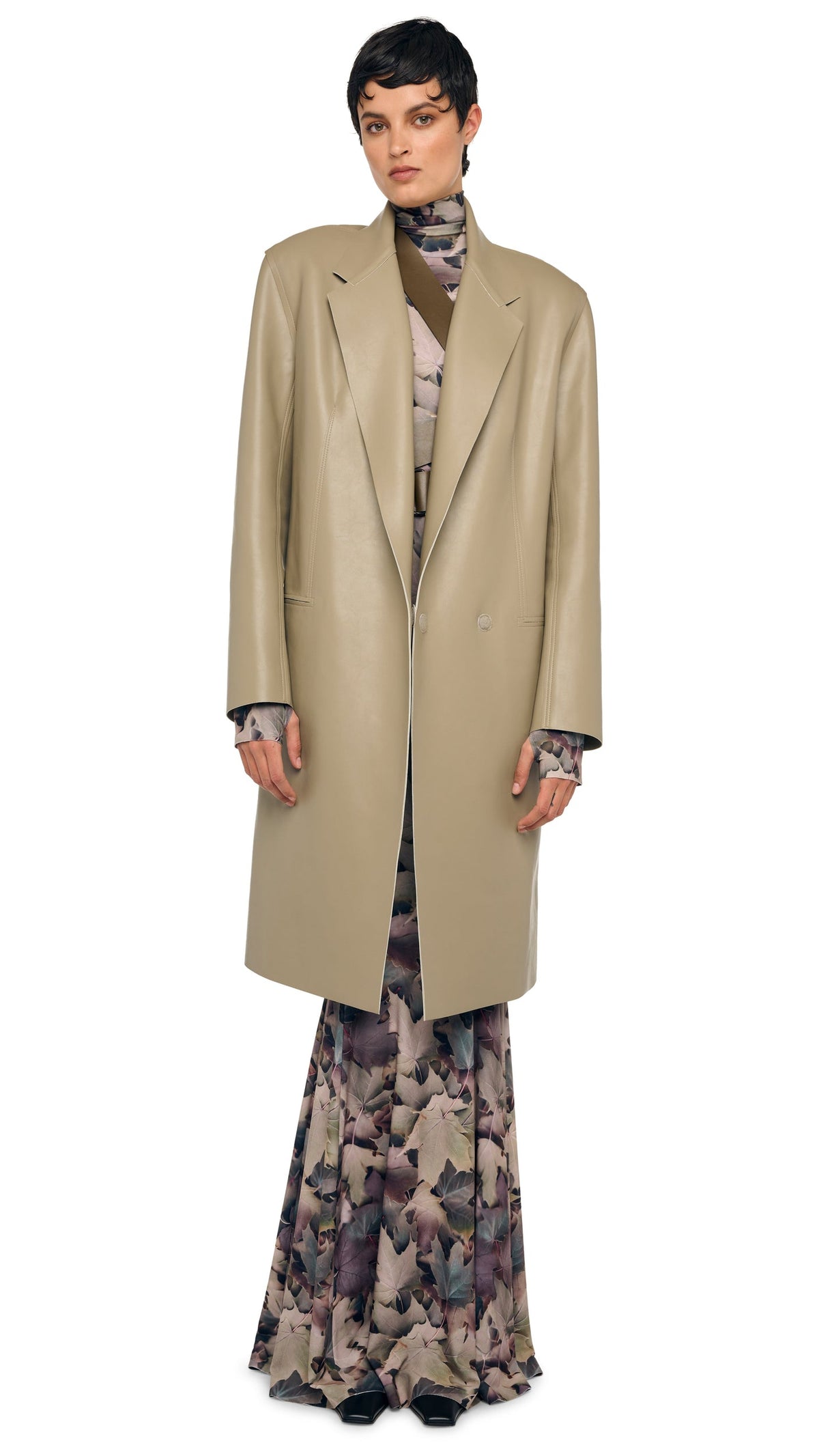 Norma Kamali OS DOUBLE BREASTED JACKET