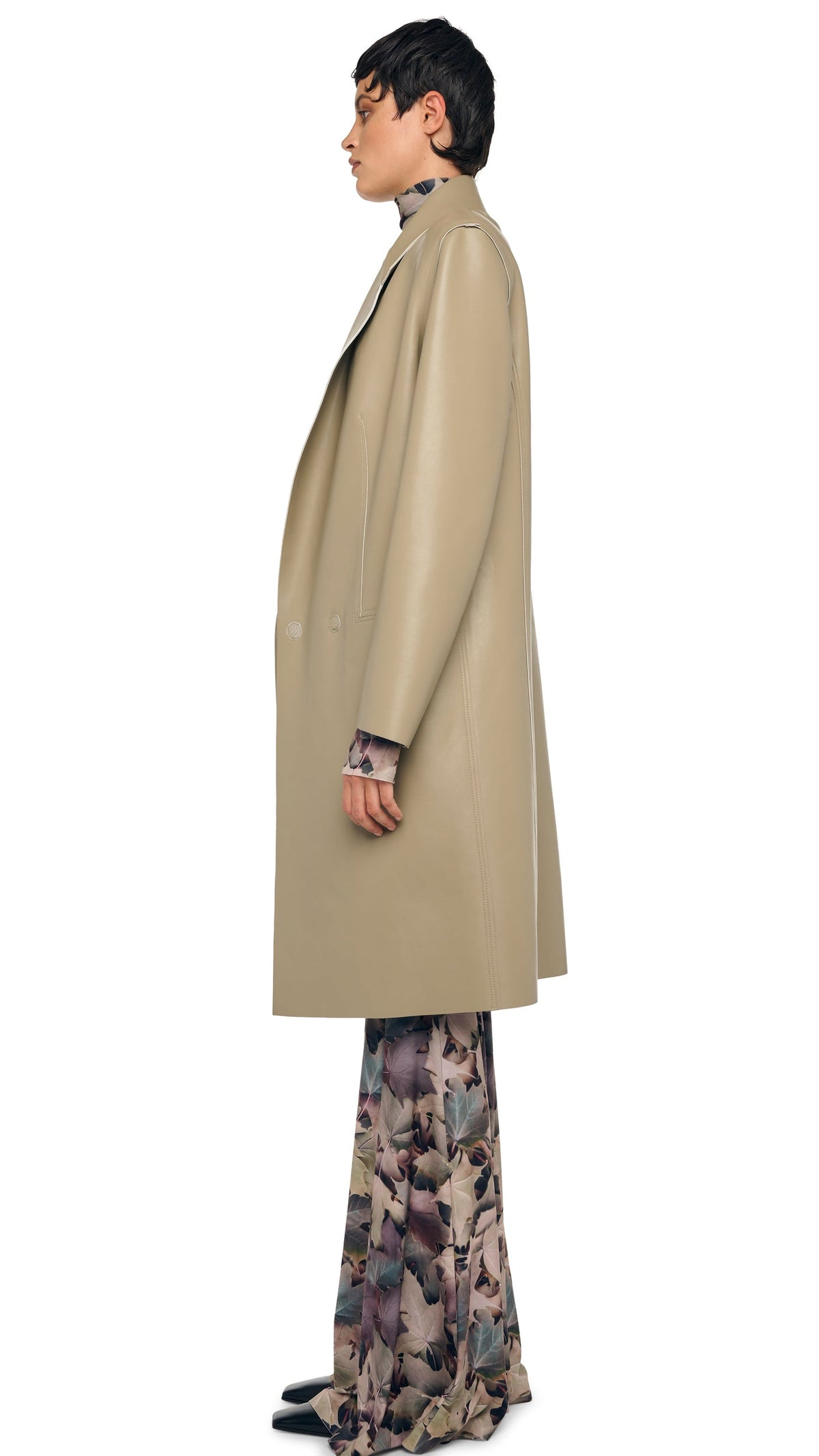 Norma Kamali OS DOUBLE BREASTED JACKET