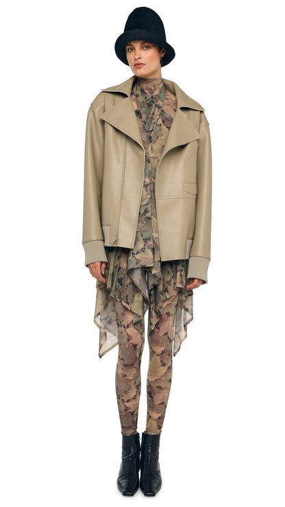 Norma Kamali OVERSIZED MOTO JACKET