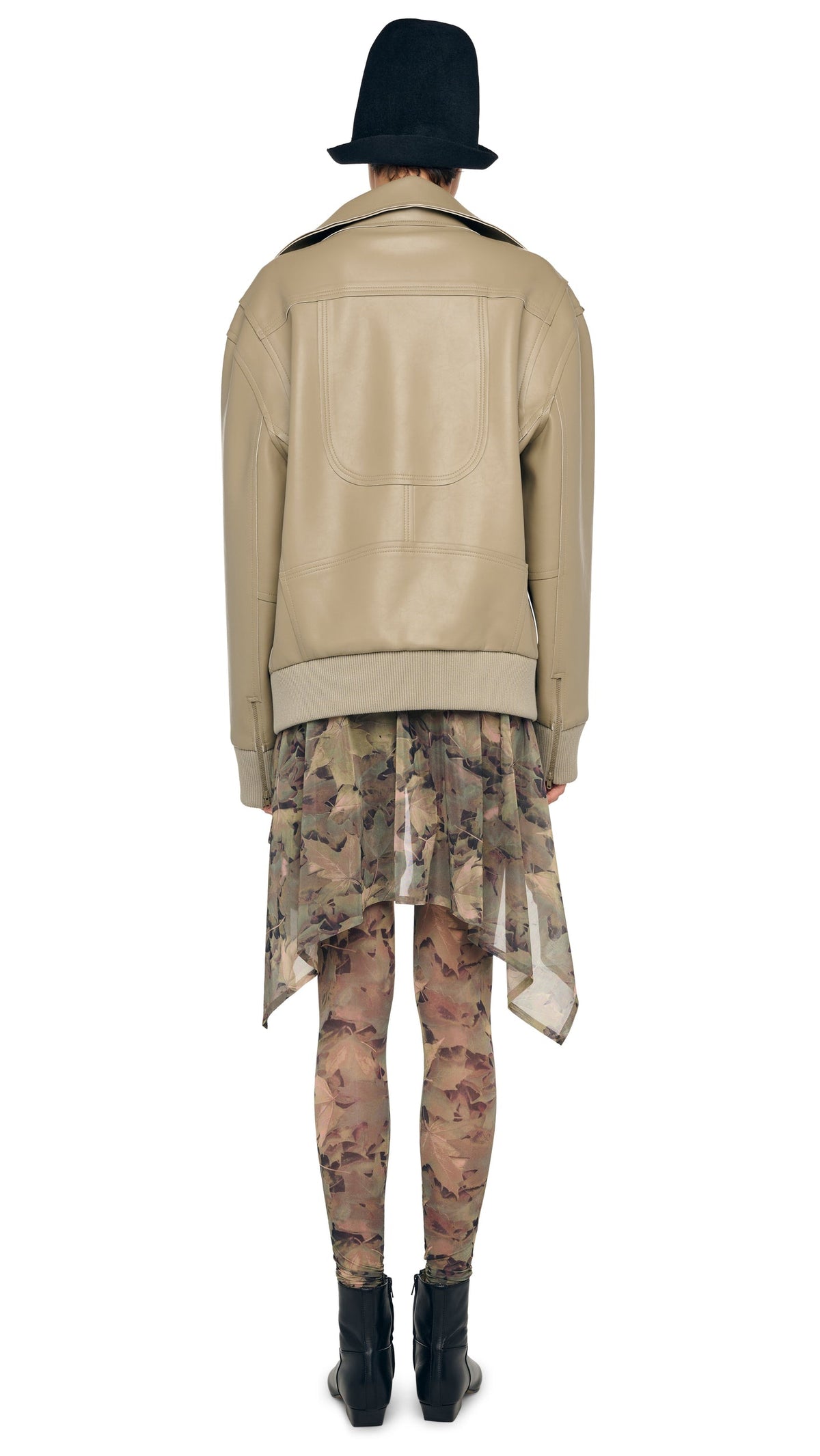 Norma Kamali OVERSIZED MOTO JACKET