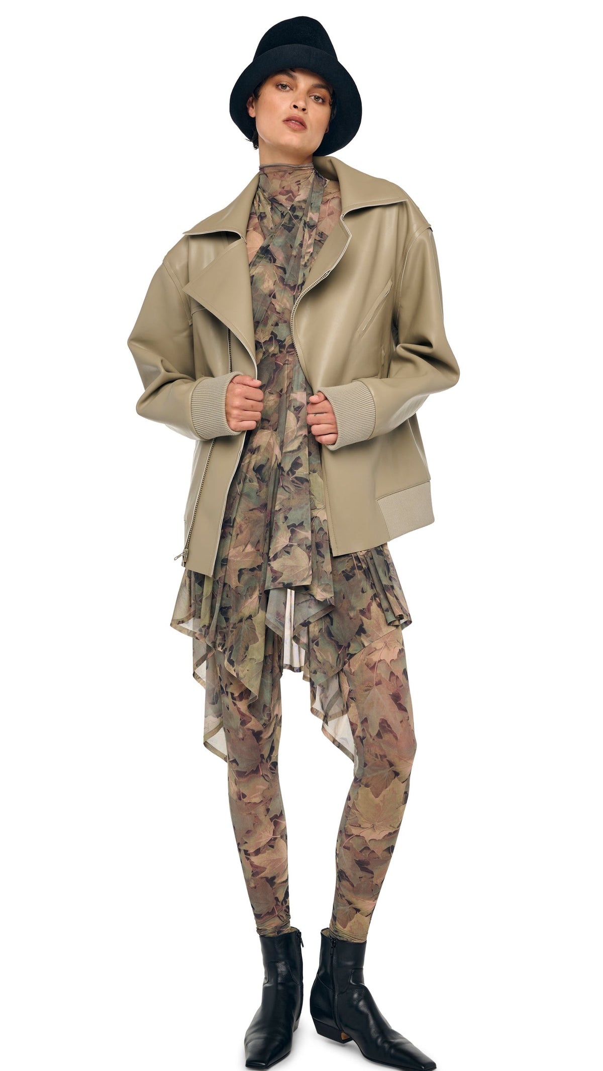 Norma Kamali OVERSIZED MOTO JACKET