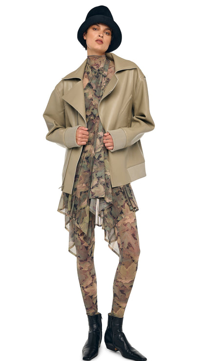 Norma Kamali OVERSIZED MOTO JACKET