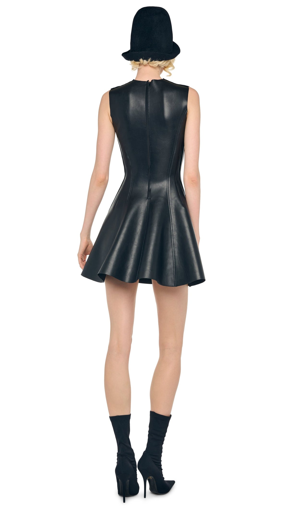 Norma Kamali SLEEVELESS GRACE MINI DRESS