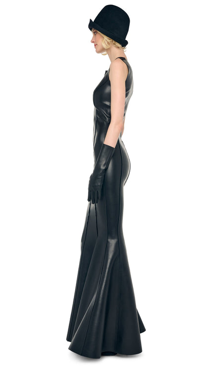 Norma Kamali SLEEVELESS GRACE FISHTAIL GOWN