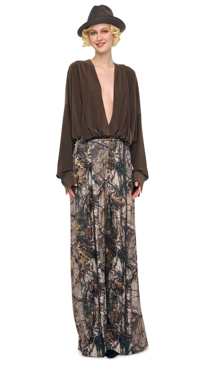 Norma Kamali HOODED SUPER OS BF NK SHIRT BODYSUIT