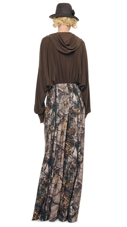 Norma Kamali HOODED SUPER OS BF NK SHIRT BODYSUIT