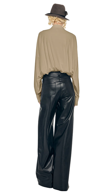 Norma Kamali SUPER OS BF NK SHIRT BODYSUIT