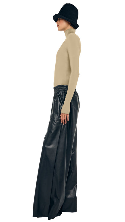 Norma Kamali LONG SLEEVE TURTLE BODYSUIT