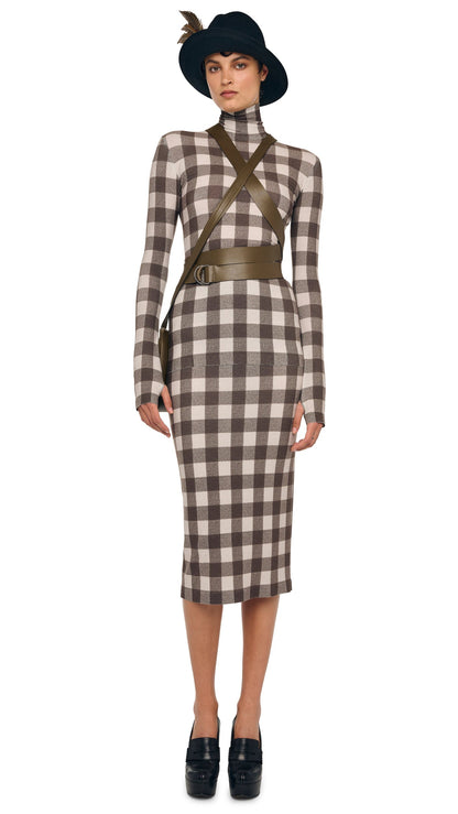 Norma Kamali SLIM FIT LONG SLEEVE TURTLE TOP
