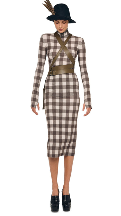 Norma Kamali SLIM FIT LONG SLEEVE TURTLE TOP
