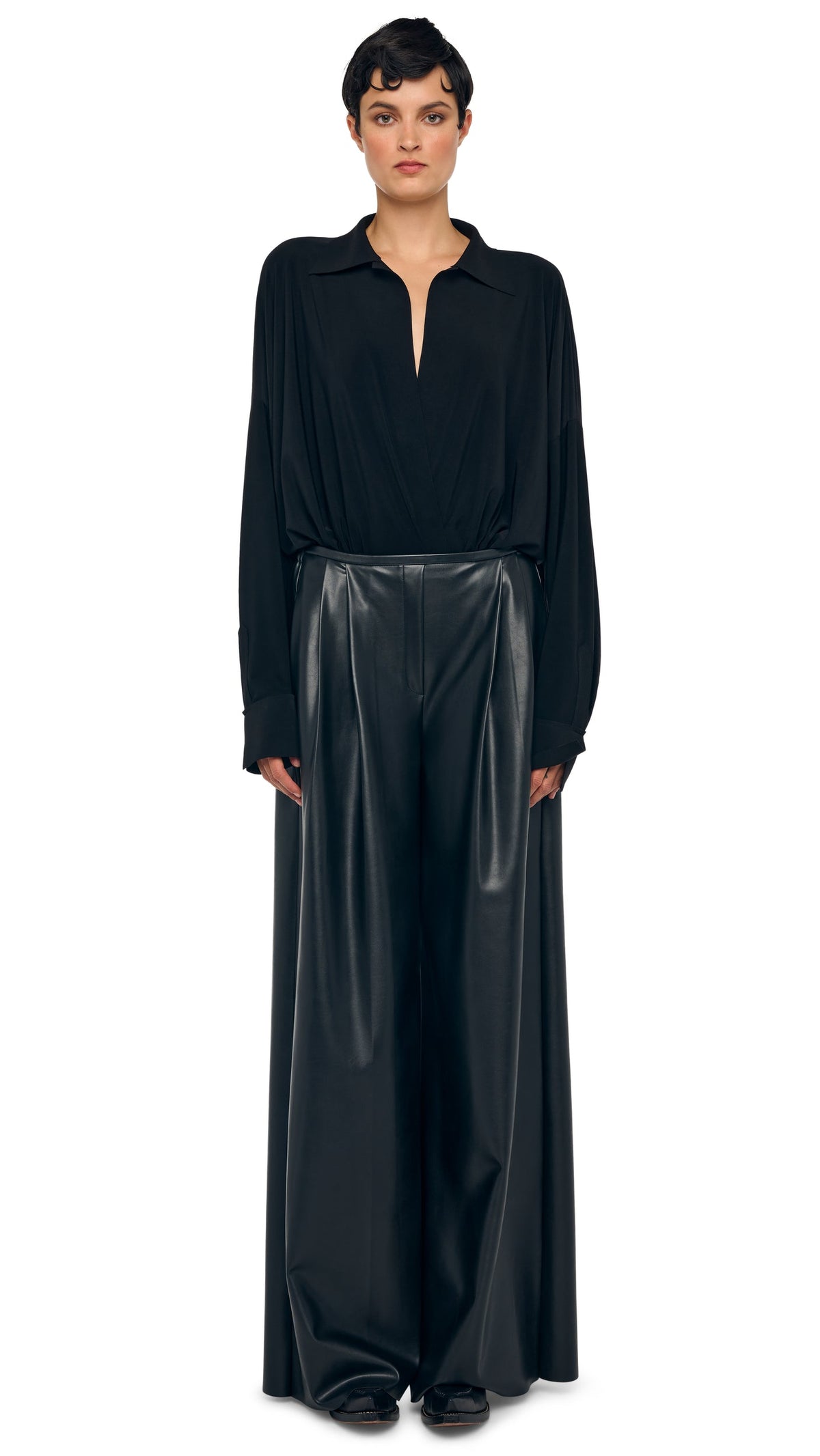 Norma Kamali SUPER OS BF NK SHIRT BODYSUIT